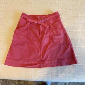 Pilcro A-Line Skirt in Vibrant Pink